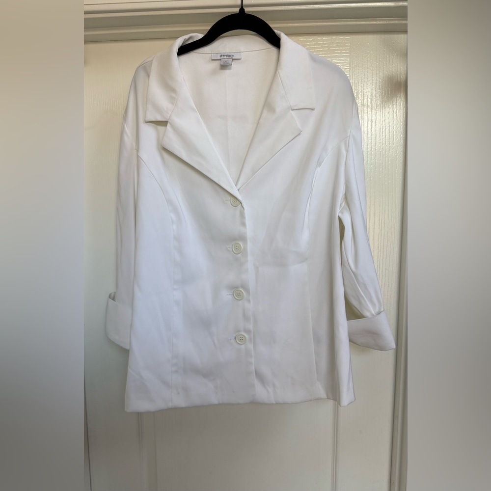 Dressbarn White Blazer